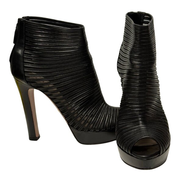 $1275 Prada black heels size 10/40 - Picture 4 of 6